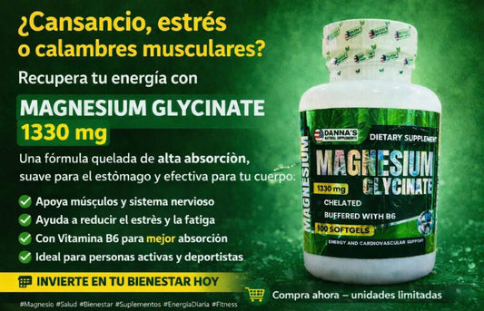 Magnesium Glycinate: AYUDA A MEJORAR EL SUEÑO